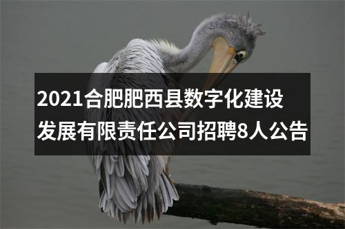 2021合肥肥西县数字化建设发展有限责任公司招聘8人公告 图片